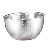 FONDOTIN Rührschüssel mit Küchenmixschüssel für Teige Eier für Restaurant Zuhause Hotel Hochwertige Backschüssel mit Innenmaß