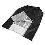 Milisten Aufrechte Kühlschrankabdeckung Bezugsstoff Für Den Kühlschrank Kühlschrank-schutzstoff Kühlschrankabdeckungsschutz Aufrechte Geräteabdeckung Standgeräteabdeckung Oxford-stoff Black