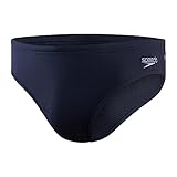 Speedo Men's Essential Eco Endurance+ 7cm Swimming Briefs| Chlorine Resistant | Recycled Fabric | Swim Fitness | Training | Holiday| Speedos, True Navy, 36