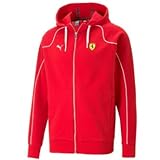 Puma Herren Ferrari Race Hooded Sweat Jacket Casual Jacket 53816402 Red, rot., XL