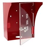 Lurrose Schutzabdeckung für Brandmelder Installieren Schützt vor Wasserschäden im Freien Robustes Design für Effektiven Regenschutz und Zuverlässigen Schutz