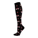 Neue 2024 Damen Xmas Cute Thigh-High Socken Damen Halloween Lustige Sport Muskel Socken Beinschützer Herren und Damen Urlaub Drucksocken Drag at The 801 Cabaret, C, L