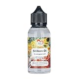 Ideen mit Herz Silikon-Öl | transparent | 100 ml | Schmier-Mittel | Pouring-Technik | DIY | Schutz von Gummi, Kunststoff und Metall