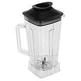 LOLIPPYY Ersatz Mixerbehälter 2L aus Robustem Kunststoff für Gewerbliche Mixer mit Sockel Großer Saftkrug für Sojabohnen Nüsse und Gemüse in Profi Küchen Wiederverwendbar