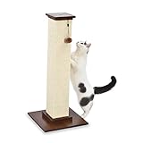 Amazon Basics Hoher Katzen-Kratzbaum, groß, hochwertig, 41 x 89 x 41 cm, Holz
