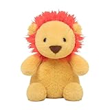 Générique Löwe aus Plüsch – niedliches Löwe Kopfkissen Kinder – weiches und beruhigendes Plüschtier 28 cm für Schlafzimmer, Dekoration, Haus, Geburtstag, Weihnachten