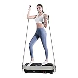 Vibrationsplatte Rüttelplatte Sport Für Zuhause Mit LED Display Bildschirm Und Widerstand Streifen Vibro Shaper Bluetooth, Fernbedienung,Verwendet Für Fitnessstudios, Schulen, Hotels Und Büros