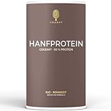 gekeimtes HANFPROTEIN Pulver BIO 250g • ROHKOST-QUALITÄT max 40° • 50% pflanzliches Eiweiß • Hanfprotein VEGAN • Hanfproteinpulver ohne Zusatzstoffe • Reines Eiweißpulver aus Hanfsamen • Hanfpulver