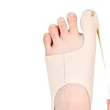 Aomhrek 1 Paar Ergonomisches Hallux Valgus Korrektur, Wissenschaftlich Proportionierte Stoffe Zehenspreizer Hallux Valgus, Täglicher Gebrauch Hallux Valgus Schiene Unisex (1, Hautfarbe, M)