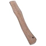 Ipetboom Robuster Holz axtstiel aus Karbonisiertem Q Acutissima Holz Langlebiger Ersatzgriff für Beil Präzise Schneide für Holzarbeiten und Camp Einsatz
