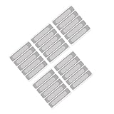 Kisangel 5 Blätter Selbstklebendes Reparaturband für Fenster Türfliegengitter Wasserfestes Fiberglas mesh Strapazierfähiges Reparaturpflaster für Risse und Transparentes Reißfestes