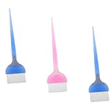 Homoyoyo 3 Stück Teiliges Haarfärbe Haarfärbekamm Ergonomisch Langlebig DIY Haarfärbe und Pflegewerkzeug für und Zuhause Geeignet für Blondierung Haartönung Farbabzug Zufällige Farbe