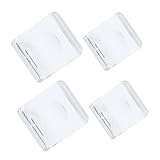 MAGICLULU 4 Stück Teiliges Kristallkugel Ständer aus Transparentem Hochlichtdurchlässigem Material Stabile Halterung für Kugeln Passend für Glas Kristallkugeln Stilvolle Dekoration für