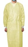 Isolations- Schutzkittel MaiMed Protect Coat ViruGuard, Schutzkittel aus Vlies, gelb, 10 St/Pck.