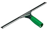 UNGER Fensterreiniger ErgoTec Hard (Länge 35 cm, Fensterabzieher, Harter Wischergummi, ideal für warme Temperaturen) ES35H