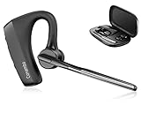Conambo K18 Headset Bluetooth V5.1, CVC8.0 Geräuschunterdrückung mit Zwei , 16-Stunden Gesprächszeit, Headset mit Mikrofon für Handy Trucker Fahrer Büro