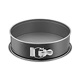 Original Kaiser Inspiration Springform Ø 26 cm rund, Flachboden, Backform antihaftbeschichtet, Kuchenform auslaufsicher, einfaches Verschließen