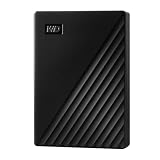 WD My Passport externe Festplatte 5 TB (mobiler Speicher, schlankes Design, herunterladbare Software, automatische Backups, Passwortschutz) Schwarz - auch kompatibel mit PC, Xbox und PS4