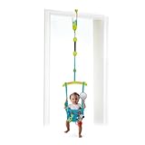 Bright Starts, Deluxe Türhopser mit sicherer und stabiler Türrahmenklemme, gepolstertem und maschinenwaschbarem Sitz sowie 4 Spielzeugen, leicht zu transportieren