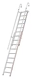 Hymer 609215 Einhänge-Schiebeleiter, 2x9 Sprossen