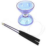 Alipis Diabolo Chinesisches Yo-Yo-Set: 1 Set Professionelles Diabolo Klassisches Chinesisches Yo-Yo Für Ältere Menschen (Lila)