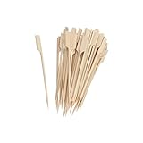 Fackelmann Fingerfood-Sticks 50er Set – Spieße aus Holz für kleine Snacks – 50 Party-Picker für Häppchen, Kanapee, Fingerfood und Co. – ca. 15 cm lang