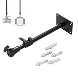 NEWFUN 2PCS Wandmontage Ausleger Boom Arm, Lichtstativ mit Boom Arm, Galgenstativ, 35-55CM, mit 3/8' 1/4' Gewinde Universal Adapter für Fotostudio Videoleuchten Regenschirme Reflektoren