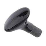 Illkjasfc Schwarzer Plastomer-Surfpaddel-Griff, leichter Surfbrett-Griff für verbesserte Manövrierfähigkeit, Haltbarkeit, Zubehör