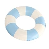 ORFOFE aufblasbarer Schwimmring Schwimmreifen Gestreifter Schwimmring aufblasbares Ringbecken Schwimmerrohr strandspielzeug kinderspielzeug Sommerschwimmzubehör Outdoor-Schwimmring PVC