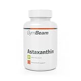 GymBeam Astaxanthin (Kapseln) - beliebtes Antioxidans zur Unterstützung der Zellgesundheit, 4 mg Astaxanthin, 20 mg Vitamin E pro Tagesdosis, vegane Carotinoid-Kapseln gegen oxidativen Stress, 60kaps