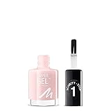 Manhattan Super Gel Nagellack – Gel Maniküre Effekt ganz ohne UV Licht – Rosa Nail Polish mit bis zu 14 Tagen Halt – Farbe Sweet Side 225 – 1 x 12ml