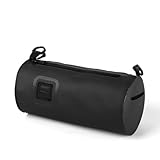 Violiica Wasserdichte PVC-Lenkertasche für Fahrradlenkertasche vorne für Fahrradtasche zum Radfahren, Aufbewahrung von Werkzeugen, Handy-Brieftasche, Schwarz