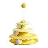 Cat Ball Track Toy | 3-Level Roller Tower for Cats | Interactive Play Tower for Living Room, Bedroom, Kitchen, Porch, Entryway, Apartment Corner & Cat Relaxation Play Area