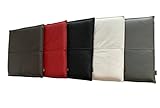 SIX Sitzkissen Lederkissen Weiß | Bank-Kissen Echt-Leder Rindsleder Antirutsch 40x40