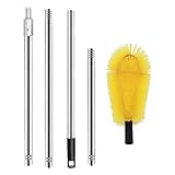 Tuxxjzm -Reinigungsbürste, Verlängerungsstab für Dachrinnenrohr | Dachrinnenreiniger mit flexiblem Bürstenkopf, effizientes Design - Sicheres Reinigungswerkzeug