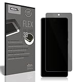 dipos FLEX Privacy Blickschutz-Folie matt passend für Vivo X100 Pro Schutzfolie mit 100% Displayabdeckung, Fingerprint-Kompatibel, Case-Friendly, Full Cover, Sichtschutz Filter 2way