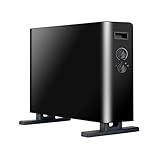 Wintem Elektrischer Konvektor für den Boden mit 3 Temperaturstufen bis 2000 W – Thermostat einstellbar für jeden Bedarf – Sicherheitssystem gegen Überhitzung und Umkippen