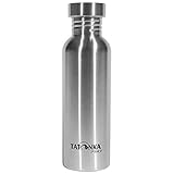 Tatonka Edelstahl Trinkflasche Steel Bottle Premium 0,75l - Bruchsichere Wasserflasche mit Edelstahl-Schraubverschluss - spülmaschinenfest und BPA-frei (750ml)
