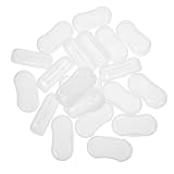 20 Stück Teiliges für Kleine Haustiere Praktischer Aufbewahrungsbehälter für Fingerzahnbürsten und Reinigungstücher Transparentes Design für Einfache Identifikation