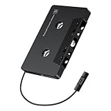 Kitgody Bluetooth Kassetten Adapter für Autoradio, Auto-Audio-Kassette auf AUX-Adapter mit Bluetooth 5.0, Freisprechfunktion, Schwarz
