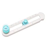 CGACCSD Kreisschneider für Bastelarbeiten, Kreispapierschneider, drehbarer Papierschneider, präzises Schneidwerkzeug für Scrapbooking mit klarer Skala,