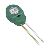 3-in-1 Bodenfeuchtigkeitsmessgerät, 2 Nadeln, einstellbarer pH-Wert, Fruchtbarkeit, Bodentester für Garten, Hof, Outdoor