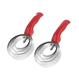 GRADENEVE 2 Stück Teiliges Metall Striegel für Pferd und Rind Doppelseitiger Currykamm mit Ergonomischem Griff Kratzende Juckreizbürste für Tierpflege Bauernhof Zoohandlungen