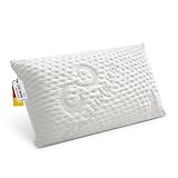 FMP Matratzenmanufaktur Orthopädisches Nackenstützkissen viscoelastisches Kissen, Visco Kopfkissen, Kissen, Nackenkissen 8,5 cm hoch, weiß