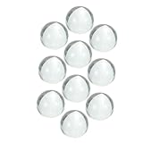 INOOMP 10 Stück Teiliges Klare Glasperlen Vase Füllmaterial Dekorative Glassteine für Vasen Blumendeko Aquarium Schmucksteine Vielseitig Verwendbar
