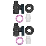 ifundom 2 Sets Regenfass Zapfhahn Montagesatz Regenfass Schlauchbefestigung Wasserhahn Schnellanschluss Zapfhahn Kit Wasserumsteller Für Wasserhahn Umsteller