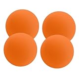 UPKOCH 4 Stück Squashbälle Gummi Squashschlägerbälle Hüpfbälle Reaktions-hüpfbälle Handball Für Kinder Erwachsene Anfänger Wettkampftraining Orange
