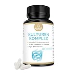 Kulturen Komplex – 20 Mrd. KBE & 20 Stämme pro Tagesdosis – Mit Inulin & Calcium – Langzeitvorrat mit 180 Kapseln – Vegan, ohne Zusätze – Hergestellt & laborgeprüft in Deutschland