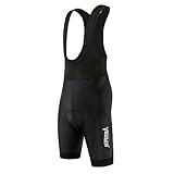 Fahrradhose Herren Trägerhose Sommer Radhose Mit Träger Radlerhose Gepolstert Atmungsaktiv MTB Hose Mit Sitzpolster Fahrradhose Kurz Bib Bike Shorts Gel