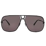 Tom Ford Stavros Smoke Navigator FT1204 01A 63 Herren-Sonnenbrille, glänzend schwarz, 63
